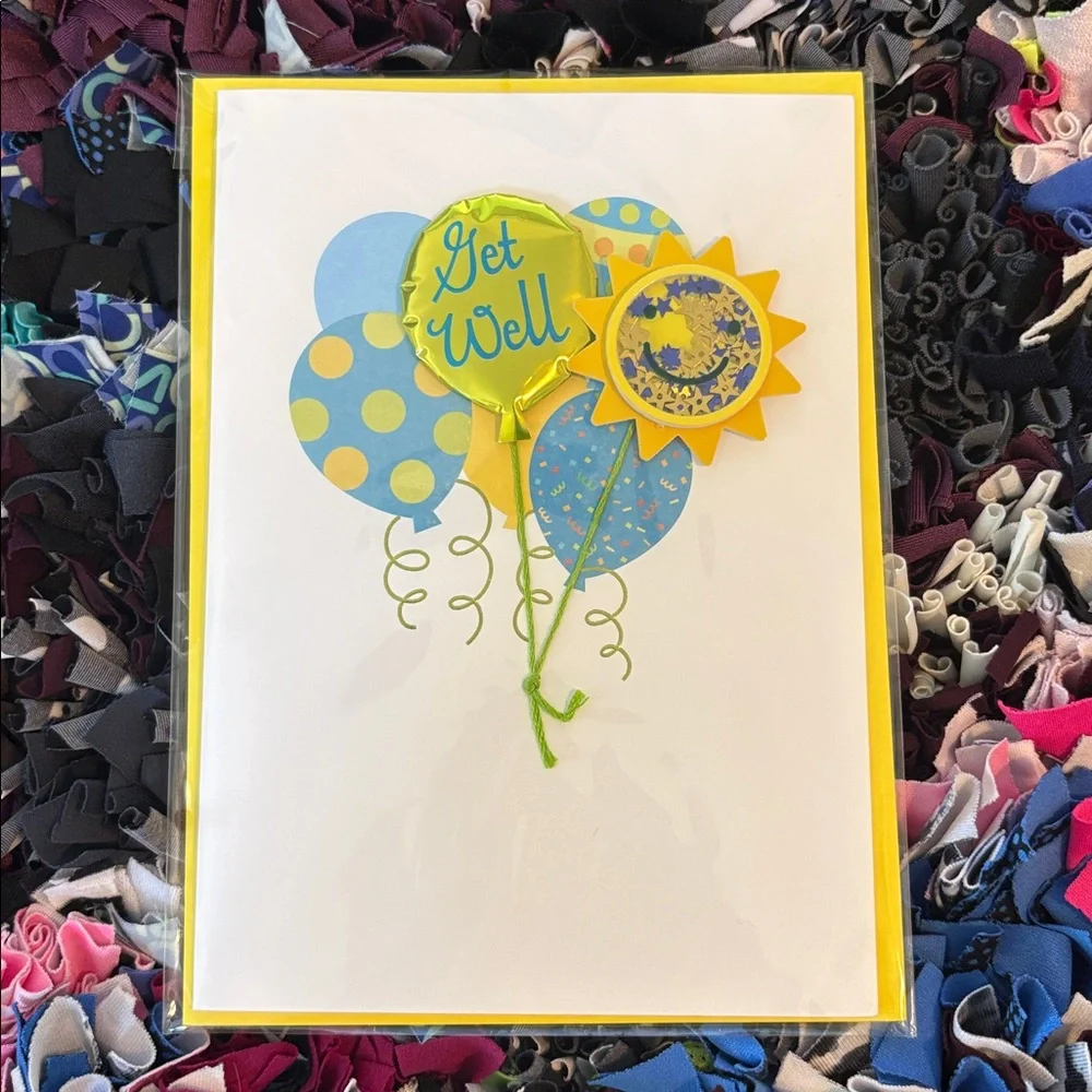 🆕Papyrus 3D “Get Well” Greeting Card